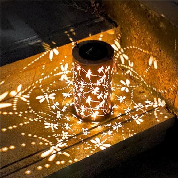 Birthday Gifts for Women,Solar Lanterns Outdoor Hanging Lantern Lights - Picture 2 of 7